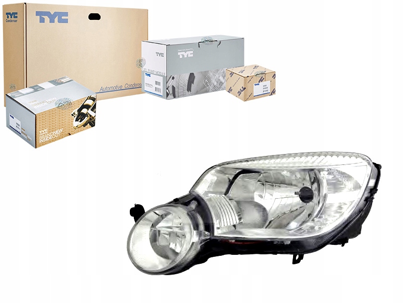 фото №1, Tyc фара h4/h7 электрический с двигателем цвет