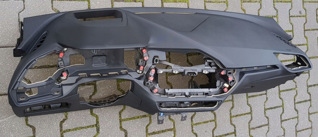 фото №11, Bmw f40 2 f44 приборная панель приборная панель navi hud czarna bez нити szwu динамика оригинал