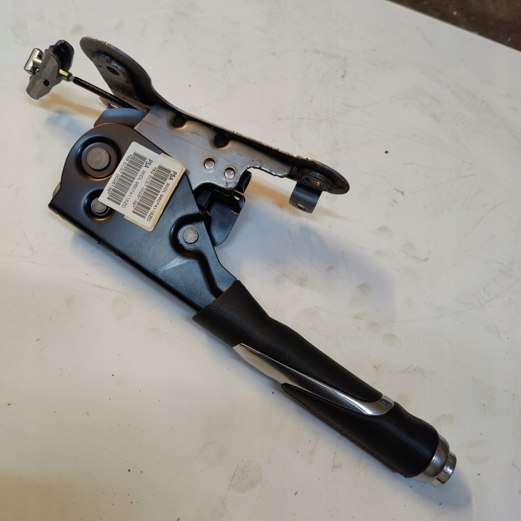 фото №1, Citroen c3 iii рычаг тормоза ручного хром кожа