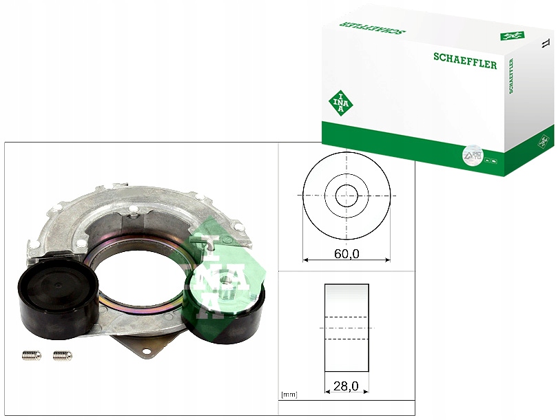 фото №1, Натягувач ремінь клиновий hyundai i30 kona tucson kia ceed proceed