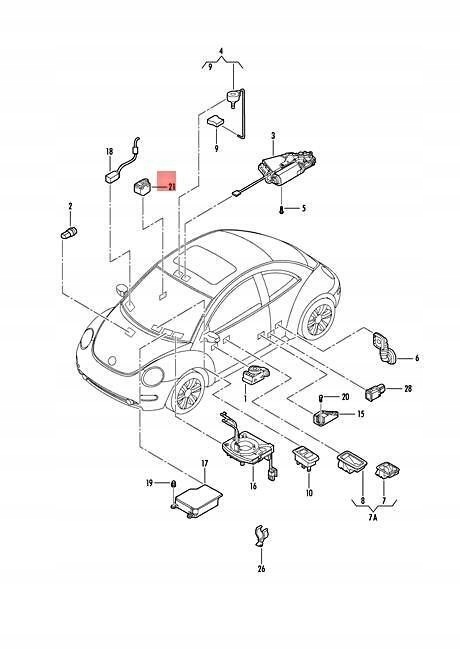 фото №5, Запобіжник центрального замка чорний сатиновий vag volkswagen new beetle