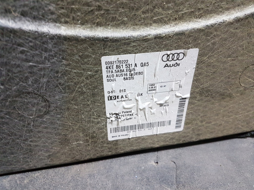 фото №9, Обладнання багажника audi etron 4ke багажник e-tron