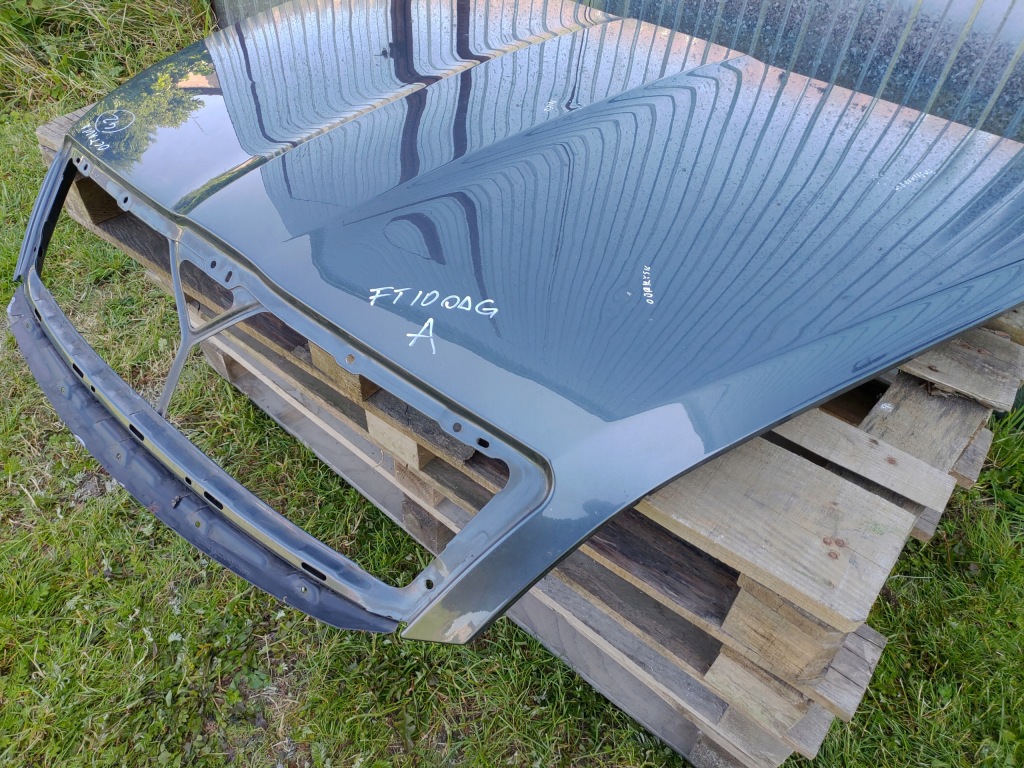 Капот крышка двигателя skoda octavia 2 рестайлинг  2008-2013 серая Цена