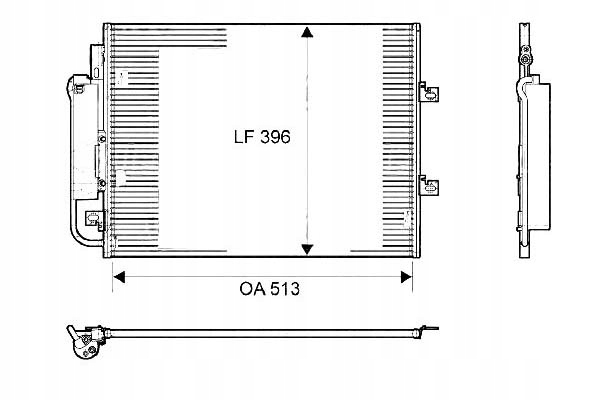 фото №2, Конденсатор кондиционера renault twingo 1,2 07- vale
