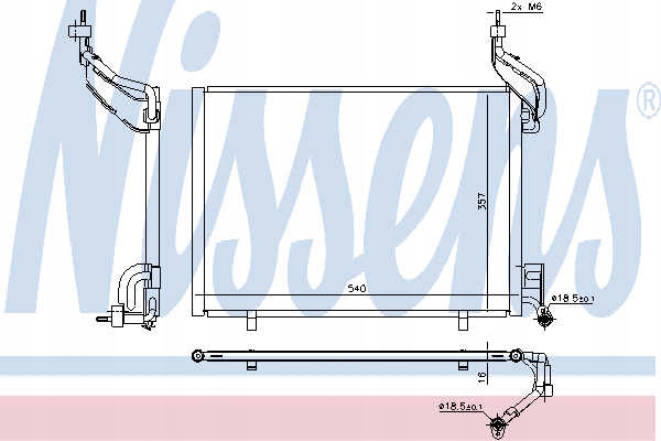 фото №15, Конденсатор nissens 1818911 1856009 av1119710gb av11