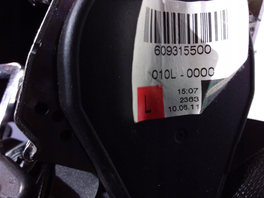 фото №3, Bmw 7 f02 pas безопасности левый перед 609315500