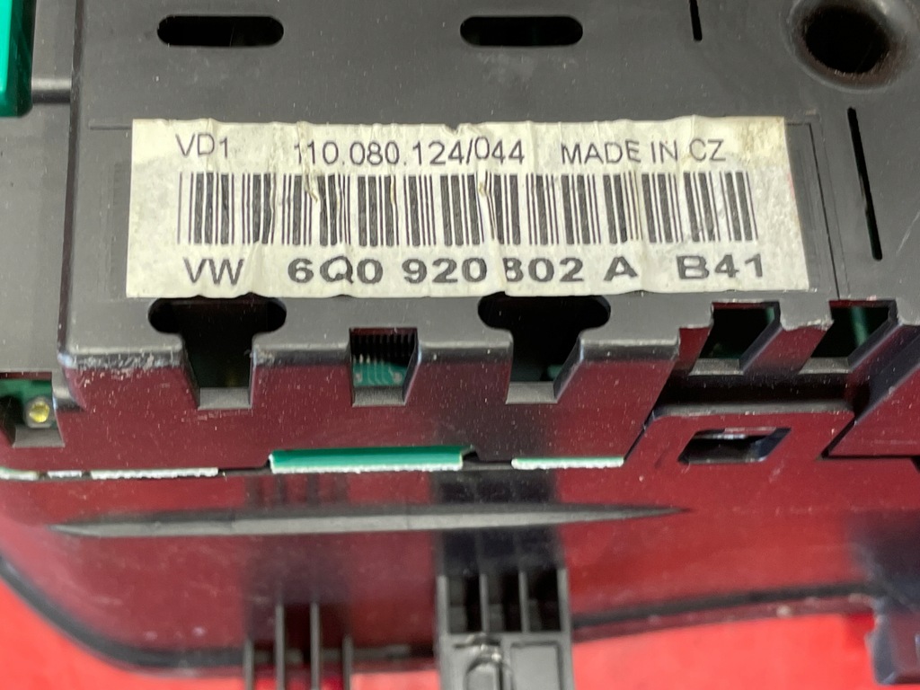 фото №7, Vw polo 9n счетчик приборы 6q0920802a
