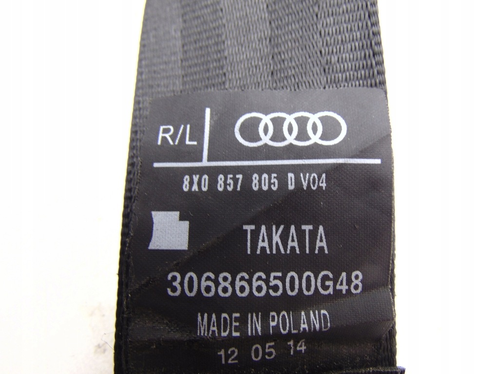 фото №9, Audi a1 8x 3d pas безпеки задня лівий правий