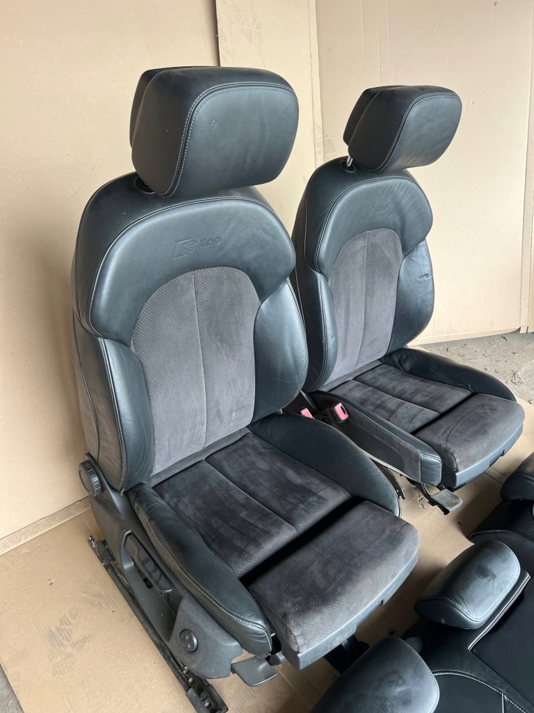 фото №12, Audi a6 c7 сидіння заднє сидіння шкіра alcantara підігрів s-line sline