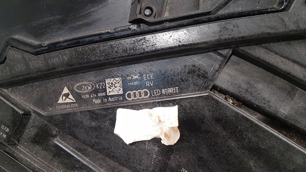 фото №8, Audi rsq8 rs q8 лампа права перед передня full led matrix ladna демонтаж