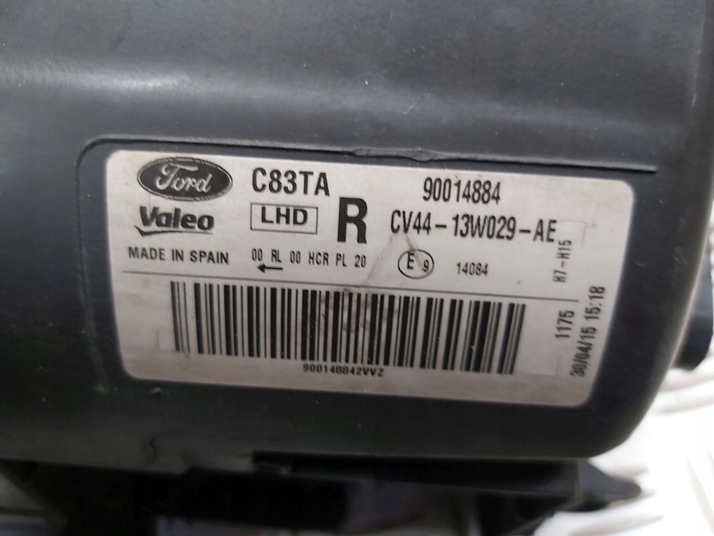 фото №5, Лампа правая передняя ford kuga ii 2012r-