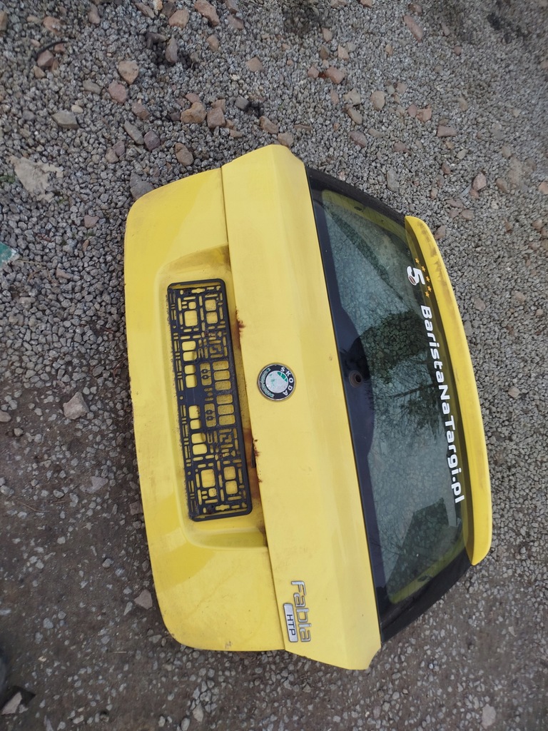 фото №11, Крышка багажника багажника skoda fabia ii хэтчбек стекло крышки цвет 6226