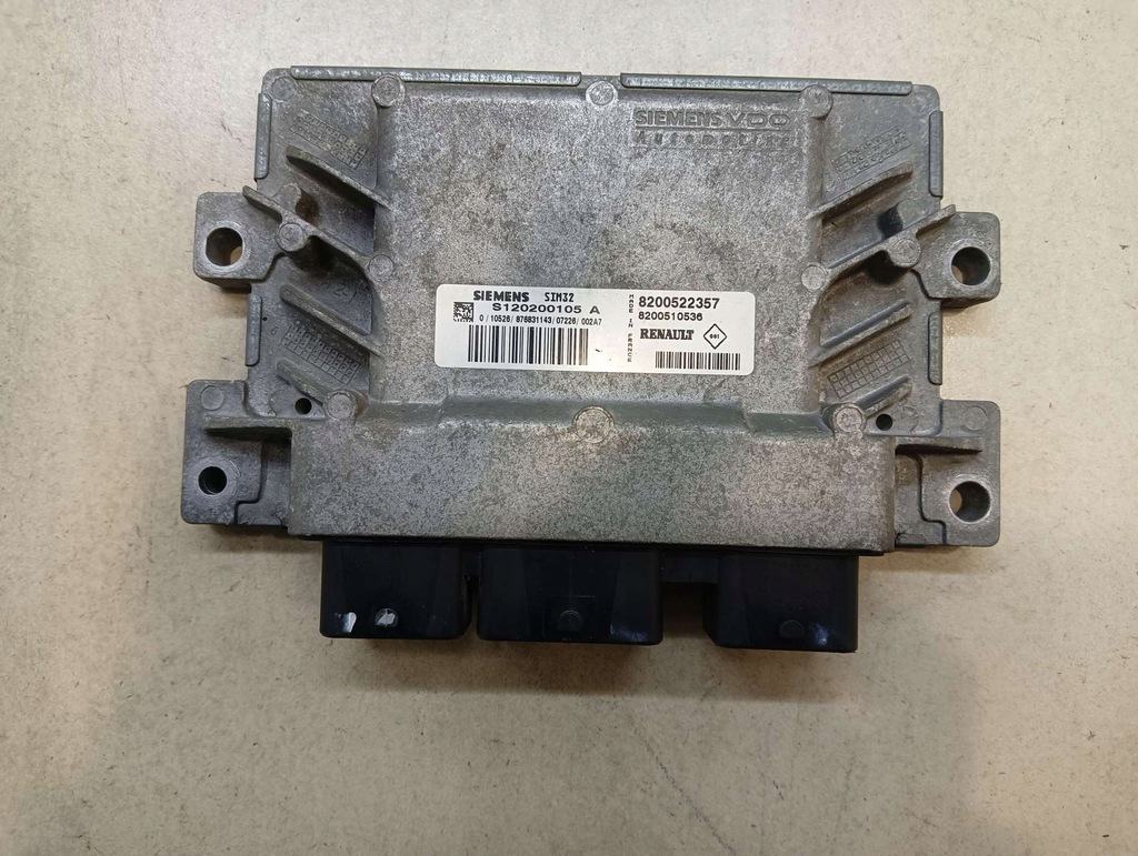 фото №1, Блок управления двигателя renault clio iii s120200105a