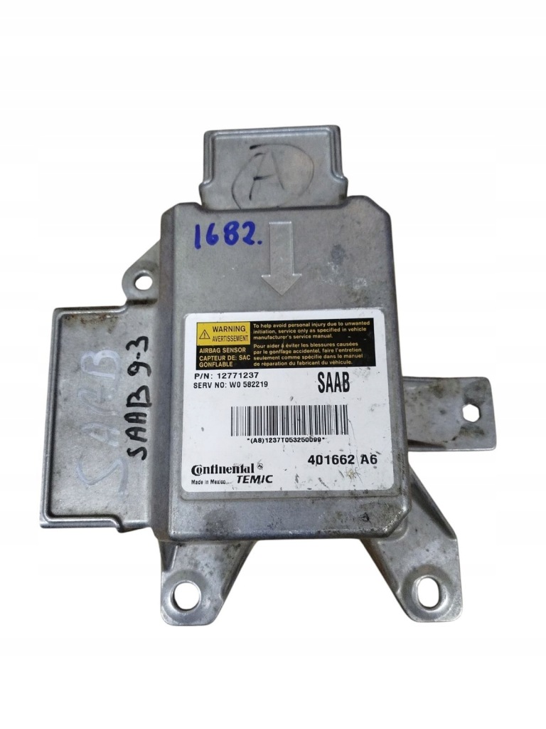 Купити Saab 9-3 2 ys3f датчик датчик подушка безпеки 12771237