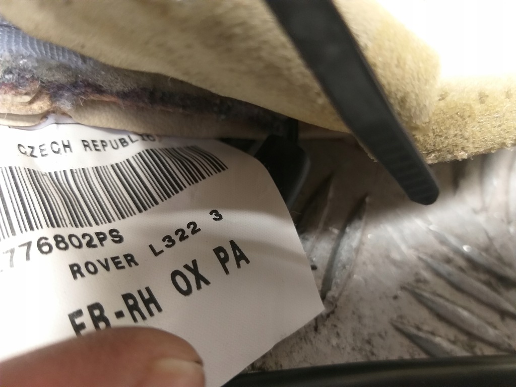 фото №3, Спинка сидіння правий перед range vogue l322