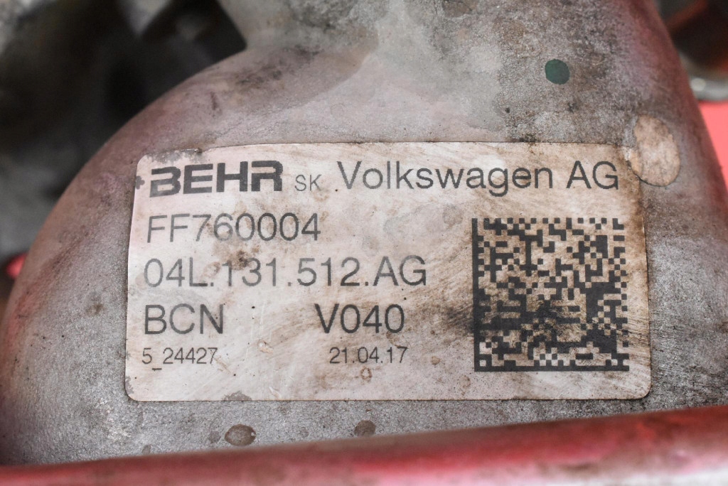 фото №8, Радіатор вихлопних газів 04l131512ag seat toledo 4 iv 1.6 tdi 105 km 12-20