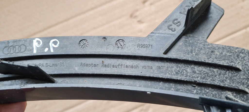 фото №6, S3 8y a3 lift спойлер бампера защита правая перед 8y0807410d