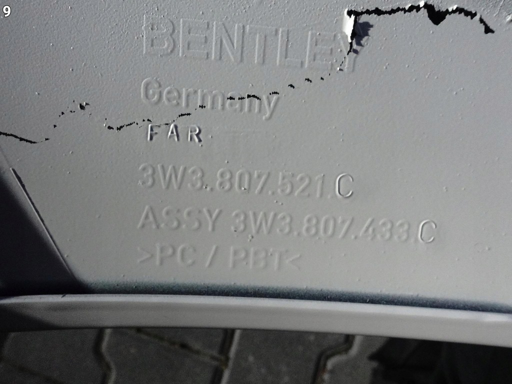 фото №10, Bentley continental gt gtc v8 w12 3w3 11-18 спойлер накладка w бампер задня