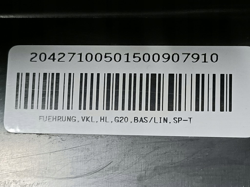 фото №9, Bmw 3 g20 g80 g28 19- направляющая кронштейн бампер левый задняя 51127427967