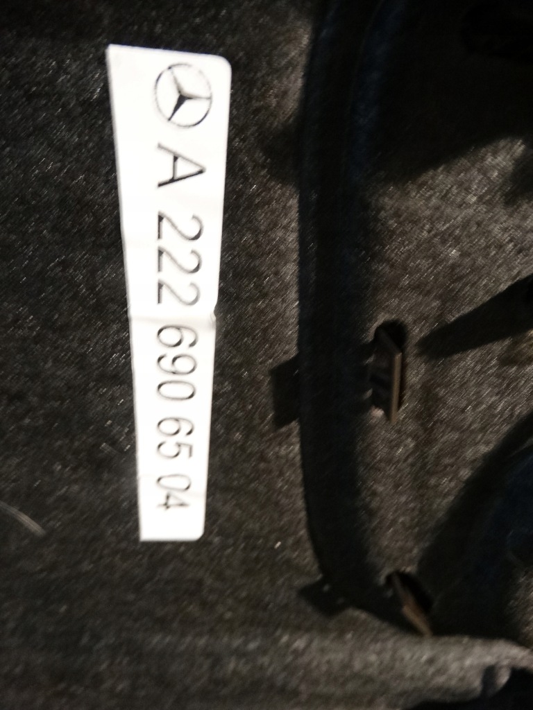 фото №4, Idealna kpl. полиця задня mercedes w222 коричнева 1