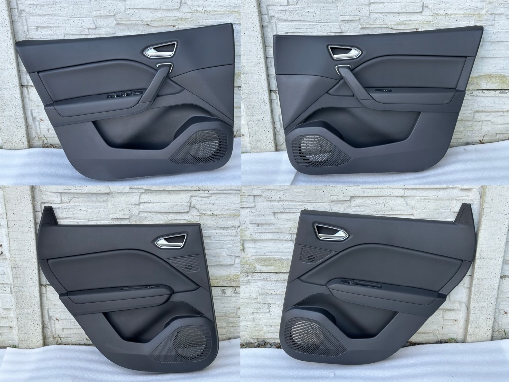 фото №1, Новий kompletny обшивка оббивка двері правий лівий перед задня ручка captur ii