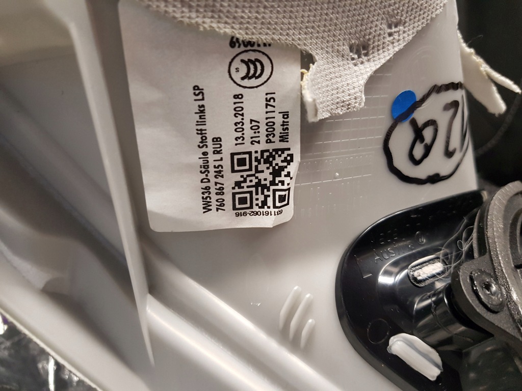 фото №8, Захист стійка ліва vw touareg iii dynaudio