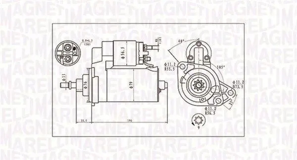 Стартер 063720713010 magneti marelli Цена