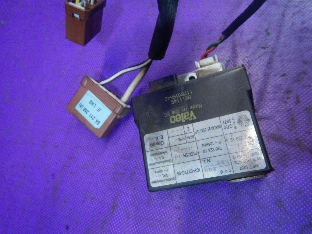 фото №5, Honda civic vi 95- замок запалювання ключ бортовий комп'ютер імобілайзер