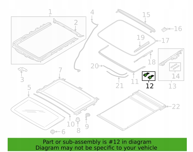 фото №11, Підшипник дефлектор вітру bmw 5 g31 оригінальний номер 54107474472