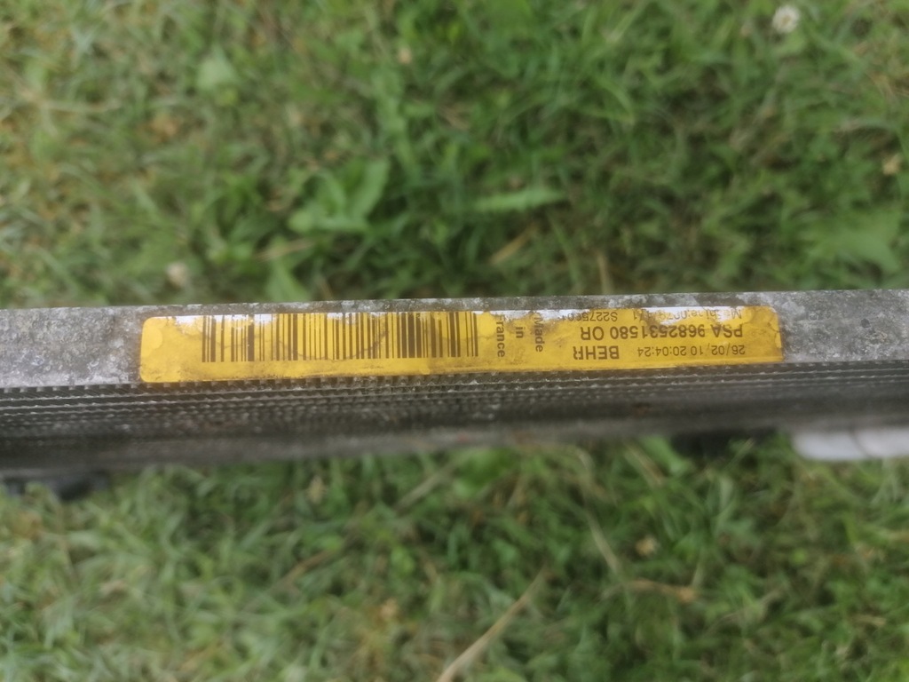 фото №6, Радиатор wody citroen c4 1.6benzyna 2007-2010/chłodnica кондиционер исправна