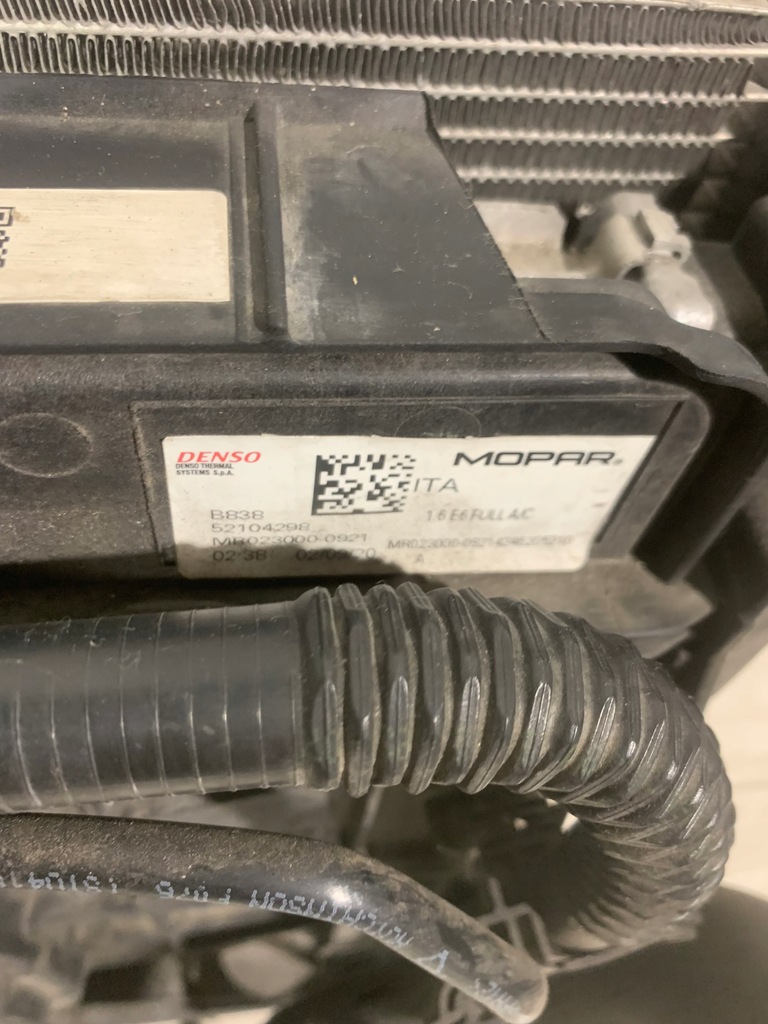 фото №5, Комплект радиатор jeep renegade 1,4 tb 1,3 1,6 crd