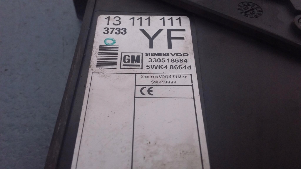 фото №5, Opel combo c 1.7 dti блок управления модуль комфорта 13111111 5wk48664