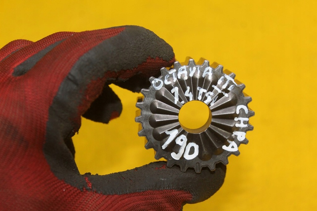 фото №5, Колесо зубчатое skoda octavia iii vw golf seat leon iii 1.4 tsi chpa 04e105263a