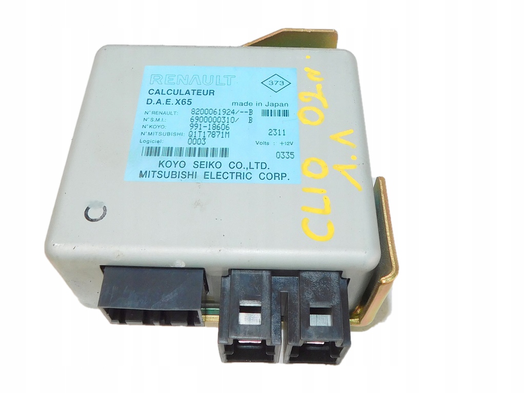 фото №1, Renault clio ii 1.1 2002r блок управления усилителя