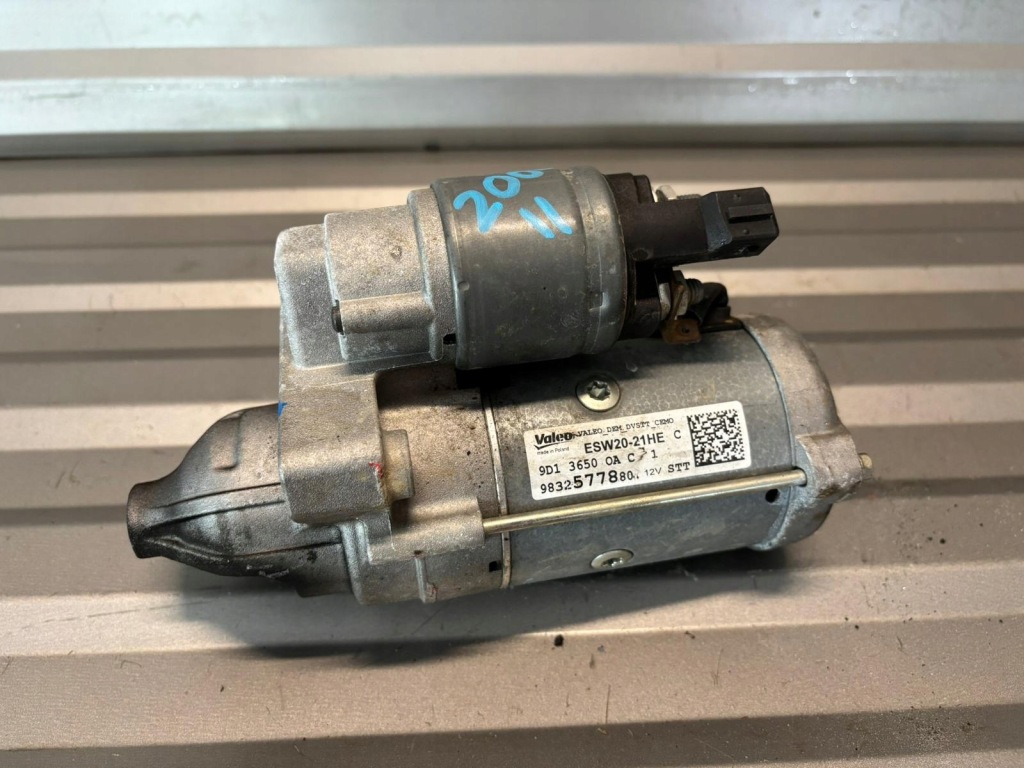 фото №1, Peugeot 2008 ii стартер 1.5 bhdi 983257780