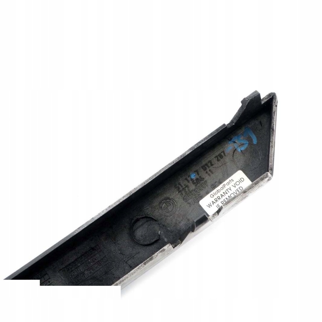 фото №10, Bmw e65 молдинг бампера левая задняя серебристый