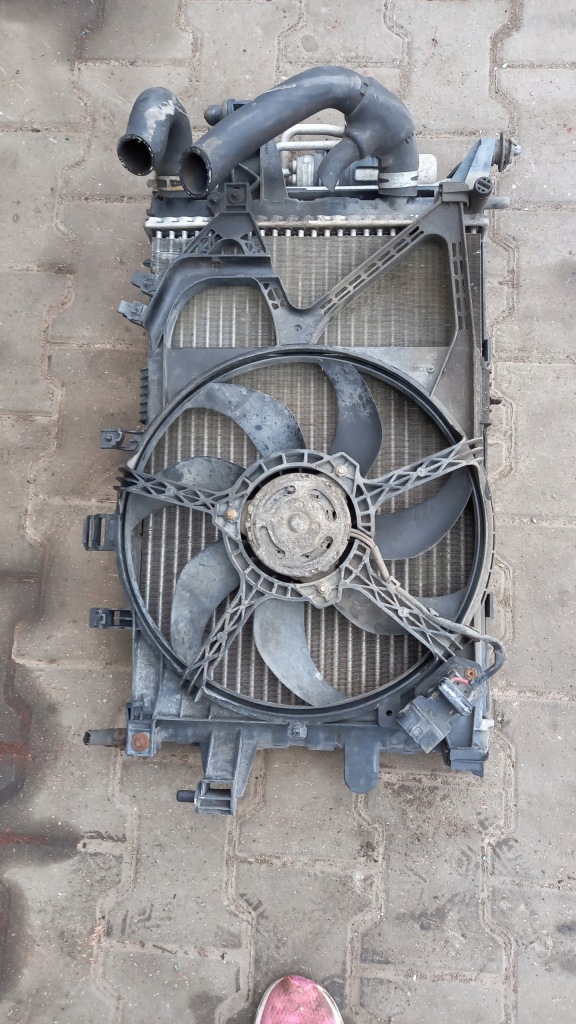 фото №1, Радіатор klimat.+wentylator opel corsa c 1.0b 02r