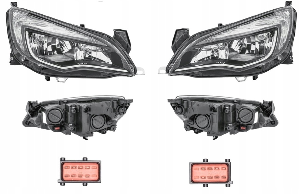 фото №1, Фара лампа opel astra j 13- hella l+p