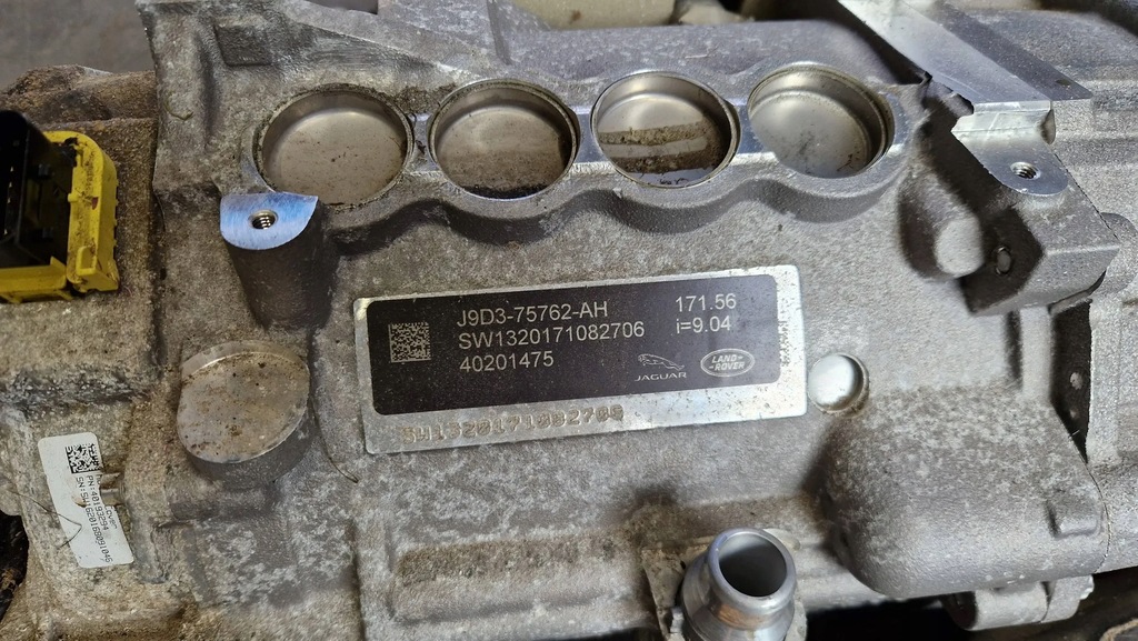 фото №7, Двигатель электрический перед передний jaguar i-pace x590 ev400 j9d3-75762-ah