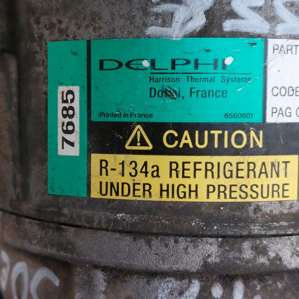 фото №11, Opel vectra signum zafira 1,7 1,8 компрессор кондиционера delphi 6561047