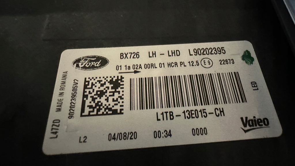 фото №6, Ford puma st фара лампа ліва full led europa