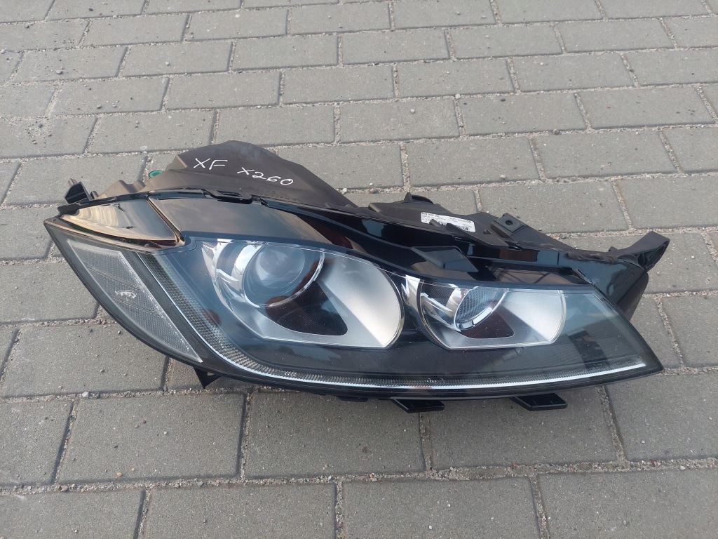 фото №14, Лампа перед передняя правая ксенон uk gx63-13w029-dd jaguar xf ii x260