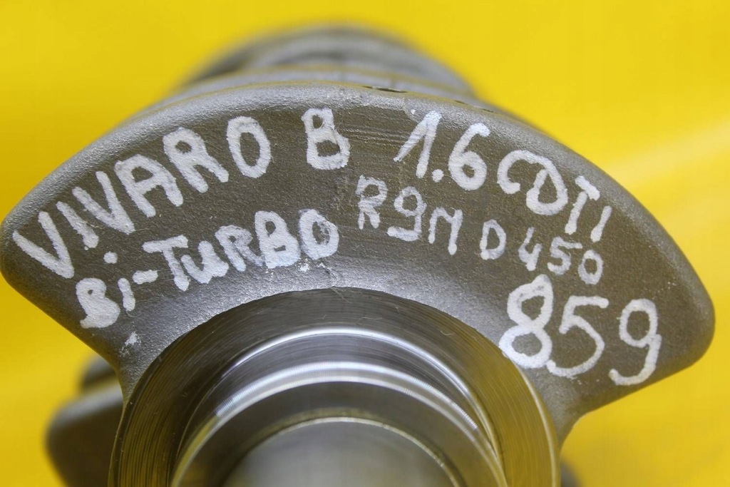 фото №13, Wał коленчатый номинал opel vivaro b trafic 1.6 cdti би-турбо r9md450 5599r