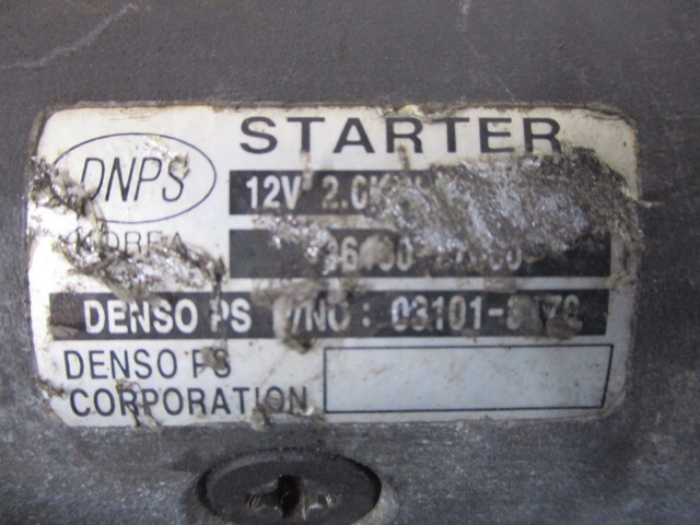 фото №5, Kia carens ii 2.0crdi стартер denso перевірений