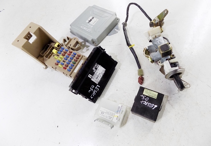 фото №10, Subaru legacy iv 03-09 3.0 замок запалювання бортовий комп'ютер kpl