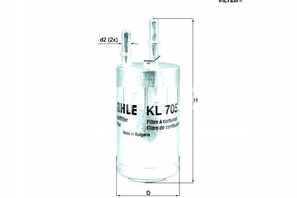 фото №1, Knecht фільтр пального volvo s60 ii s80 ii v40 v60 i