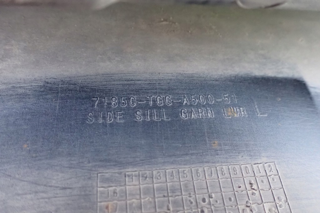фото №12, Honda civic x type r молдинг порог левая 71800-tgg-a500-51 lh