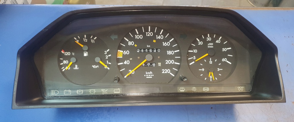 фото №1, Лічильник приладова панель mercedes 1245426806