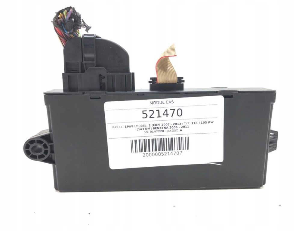 фото №1, Модуль cas bmw 1 e87 03-13 9147220