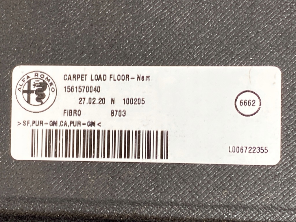 2020 alfa romeo stelvio пол багажника 1561570040 Цена